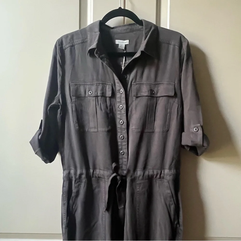 NWT Sundance All Roads Jumpsuit Graphite size medium - Picture 10 of 14